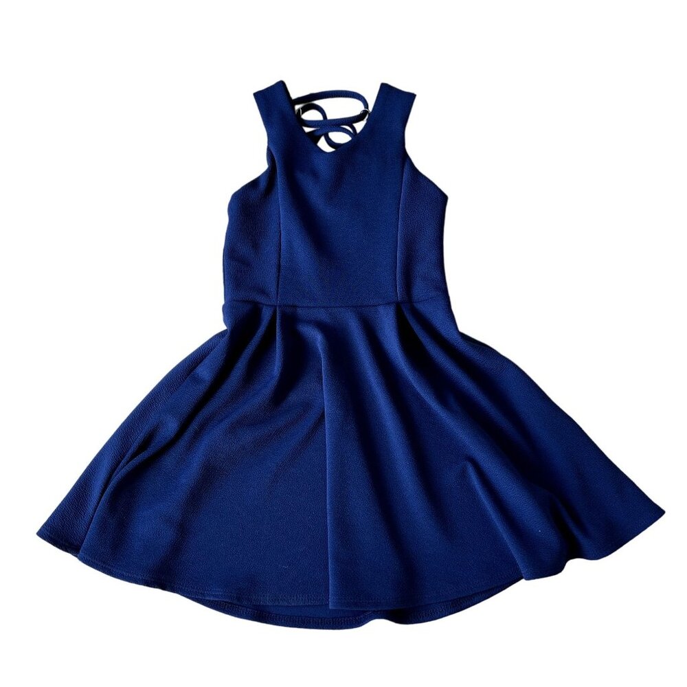 Sally Miller Couture Dress in Navy Blue
